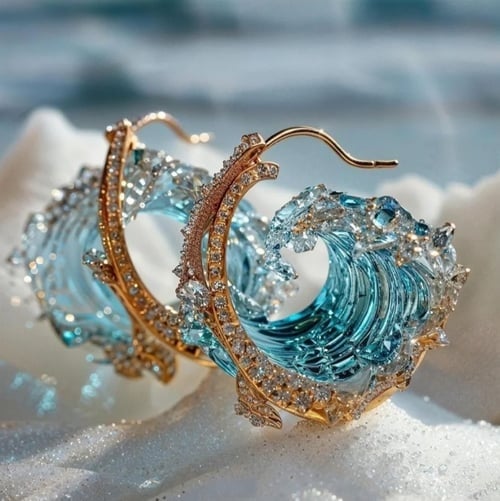OceanSpirit Necklace - Elegant maritim halskjede i gull/sølv Luvikno