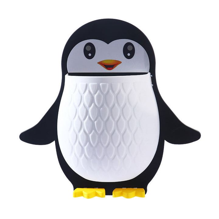 Pingvinformet veggmontert telefonholder | Luvikno