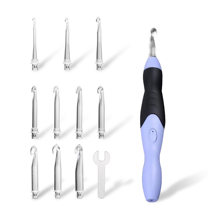 9-i-1 LED opplyst heklesystem | luvikno