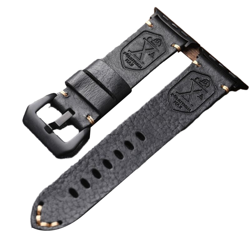 Luvikno | Håndlaget Vintage Skinn Apple Watch Band