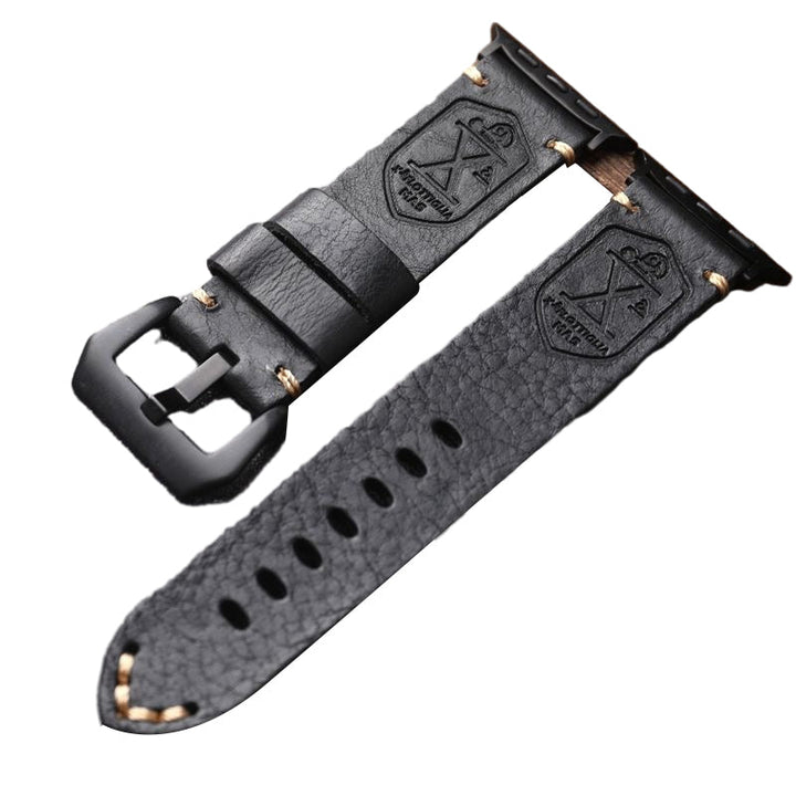 Luvikno | Håndlaget Vintage Skinn Apple Watch Band