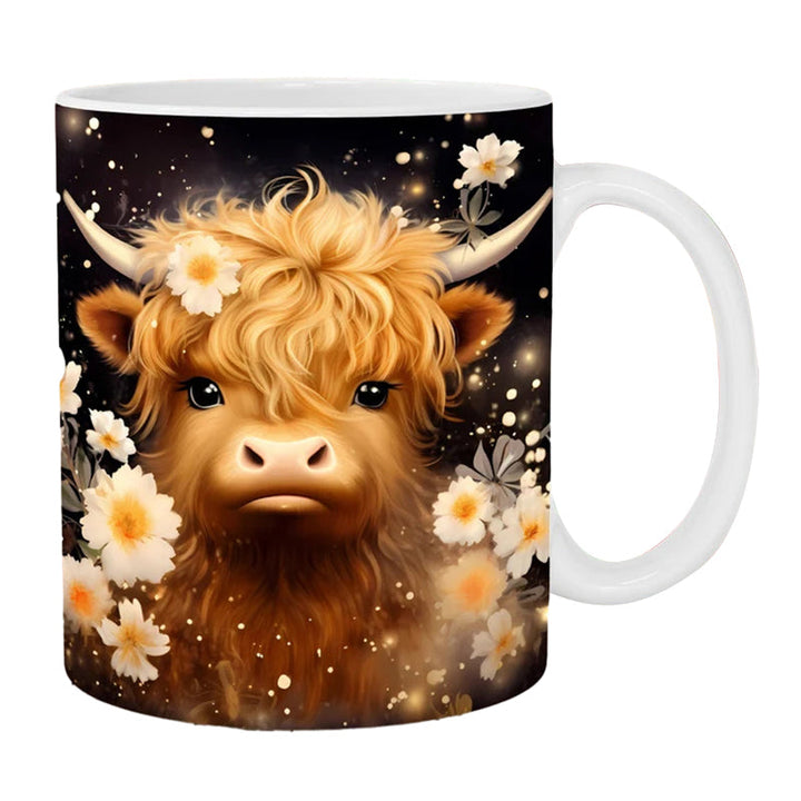 Highland Cow Keramisk Kaffe Mugge | Luvikno