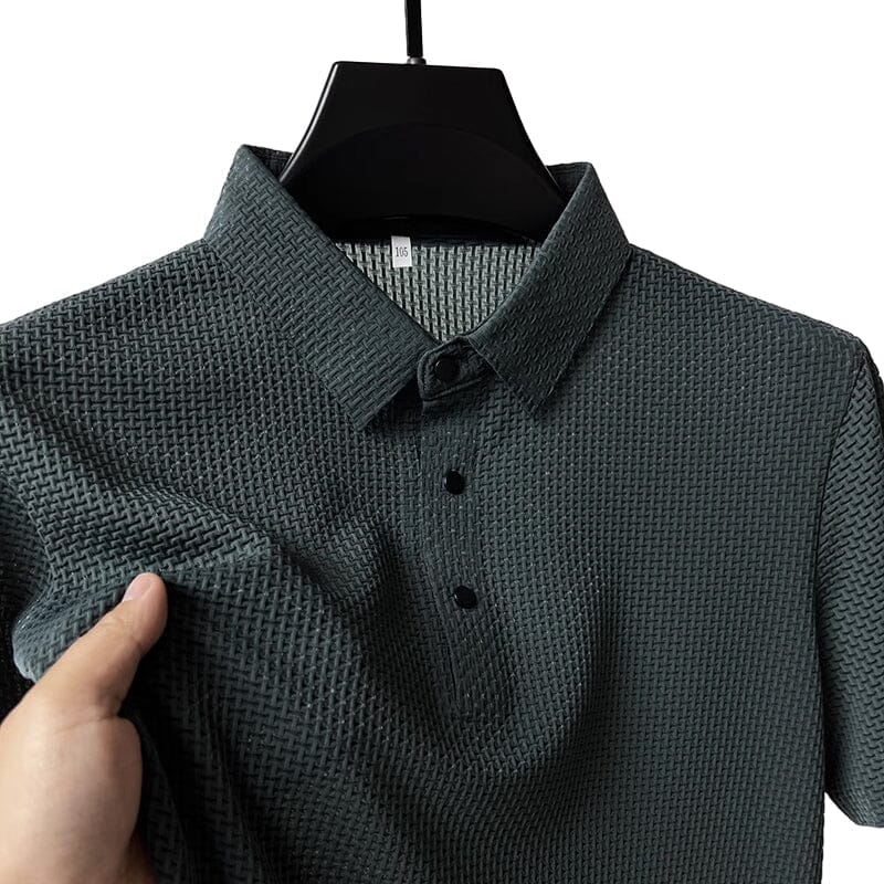 Mesh Ice Silk Korte Ermel T-skjorte | Luvikno