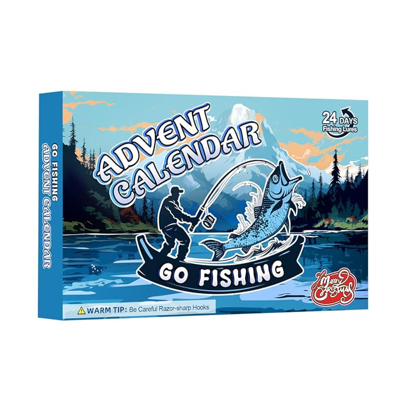 Luvikno | 24 Dager Jule Countdown Fiskestang Sett