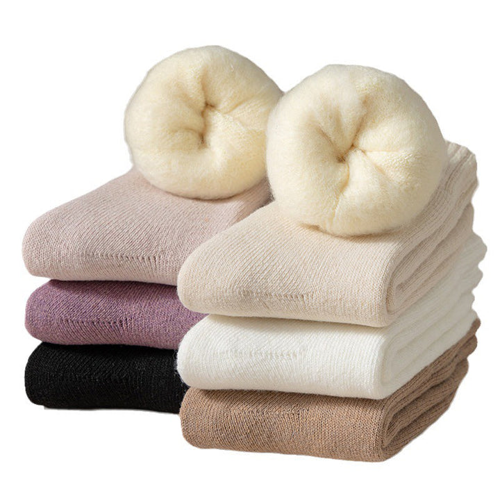 Luvikno | Cozy Unisex Vinter Termiske Sokker laget av Fløyel