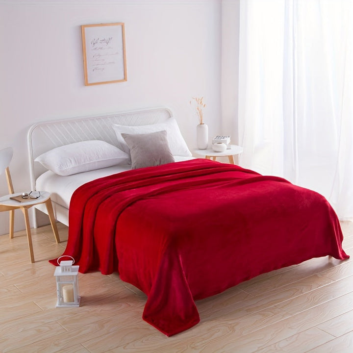 ComfortFlannel – Luksus, Pustende Polyester Teppe for Alle Sesonger Luvikno