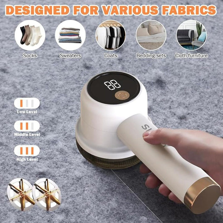 Digital Display Fabric Shaver Luvikno