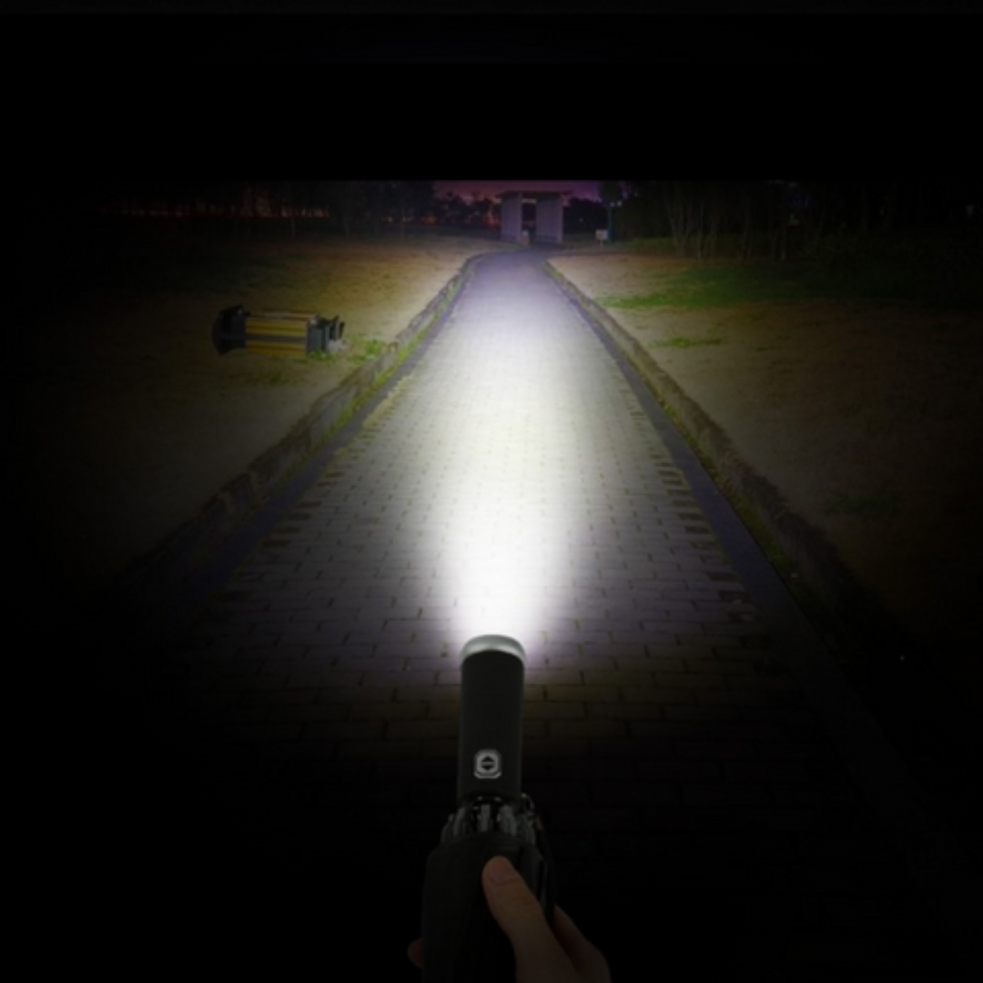 StormShield LED Paraply med Automatisk | Luvikno