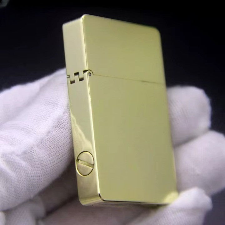 Klassisk Vintage Messing Vindproof Zippo | Luvikno