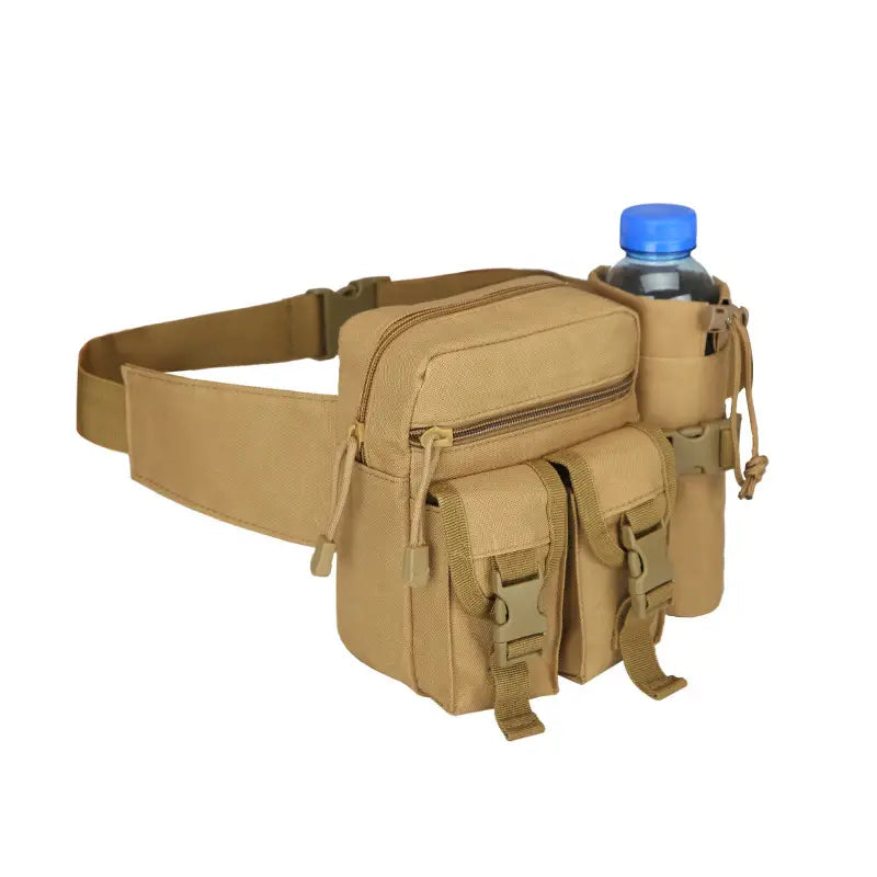 Luvikno | WanderHipBag | Vannavstøtende og lett | Med flaskeholder | Justerbar opp til 118 cm