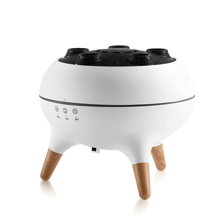 Aroma diffuser i manetform - fargeendring og fjernkontroll |Luftfukter for hjem og kontor | Luvikno