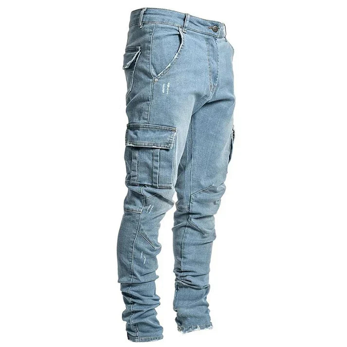 Luvik | Herre Denim Cargo Bukser