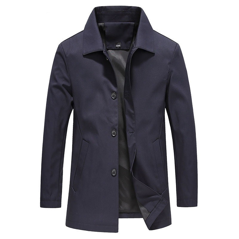 Luvik | Tyylikäs miesten trenchcoat nappeilla