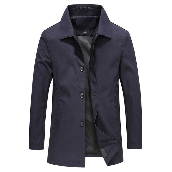 Luvik | Tyylikäs miesten trenchcoat nappeilla