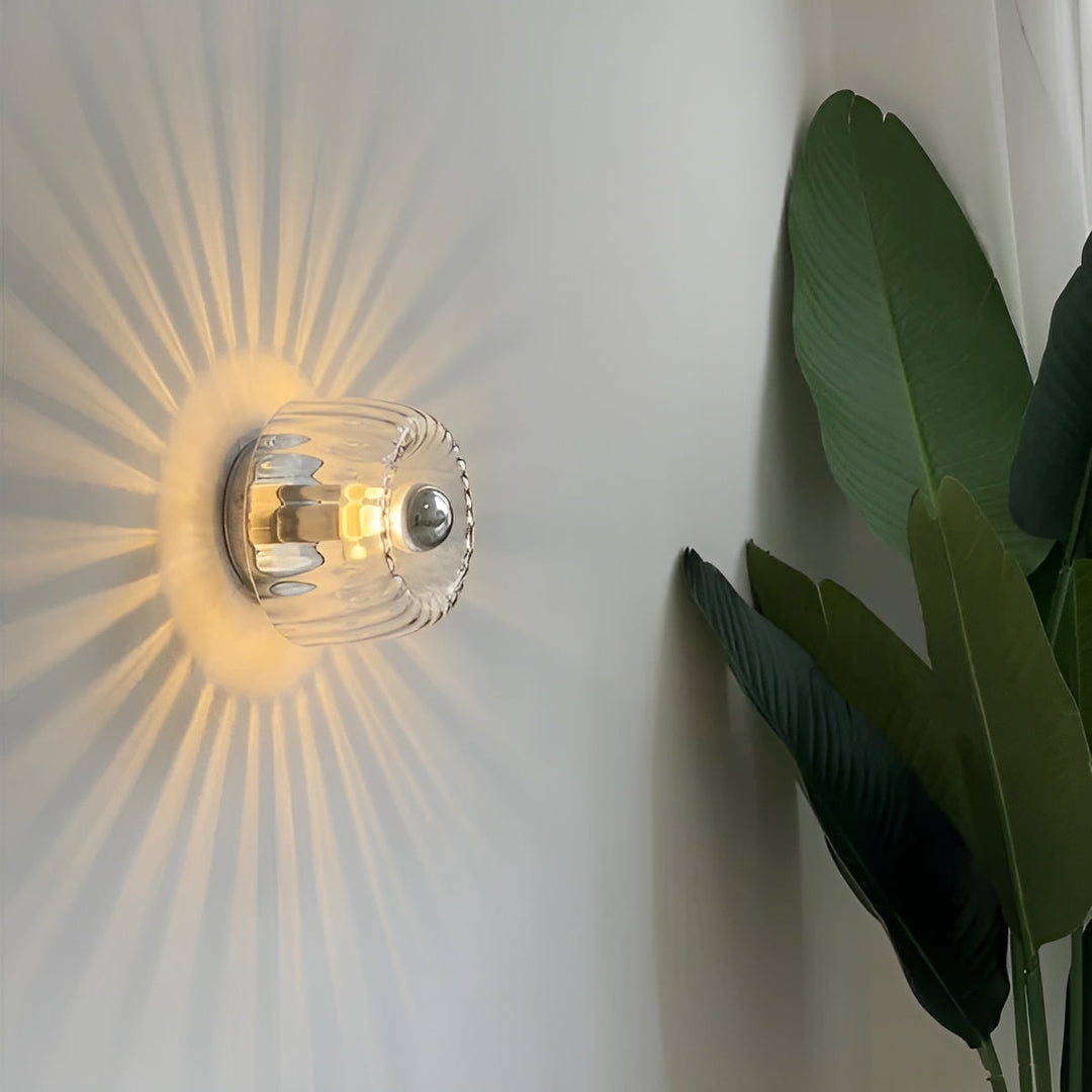 Luvikno | ScandiElegance Vegglampe – Moderne Glassbelysning med Bauhaus-sjarm