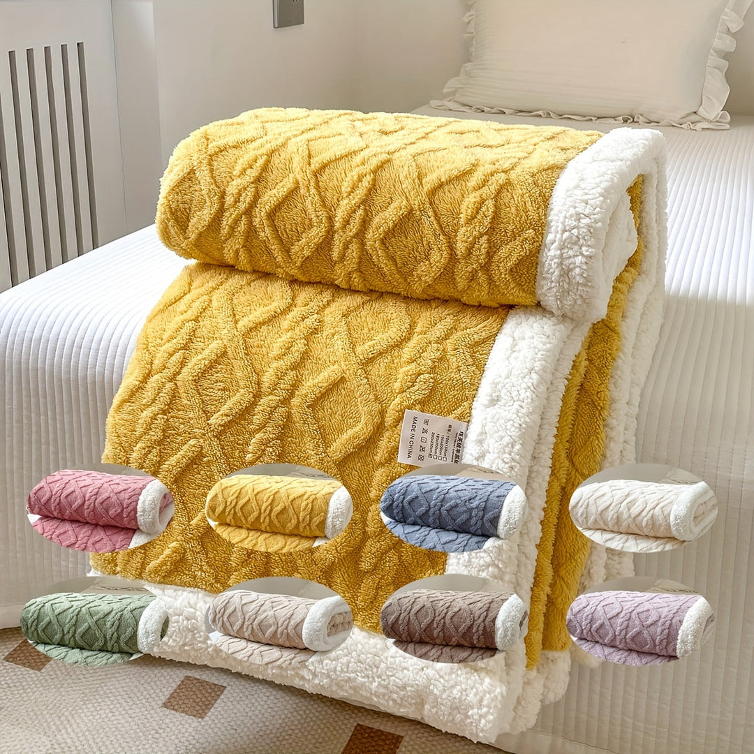 Luvikno | Stilig Vendbar Fleece Teppe for Ultimat Komfort og Varme