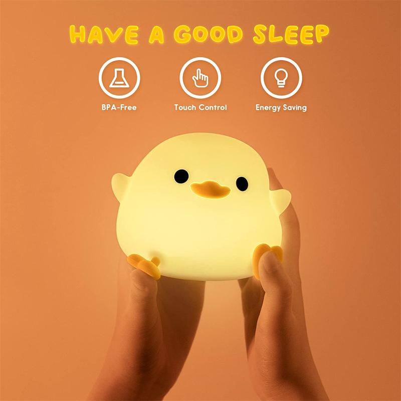 Luvikno | Ducky Buddy Lampe - Beroligende Nattlys For En Bedre Søvn For Ditt Barn