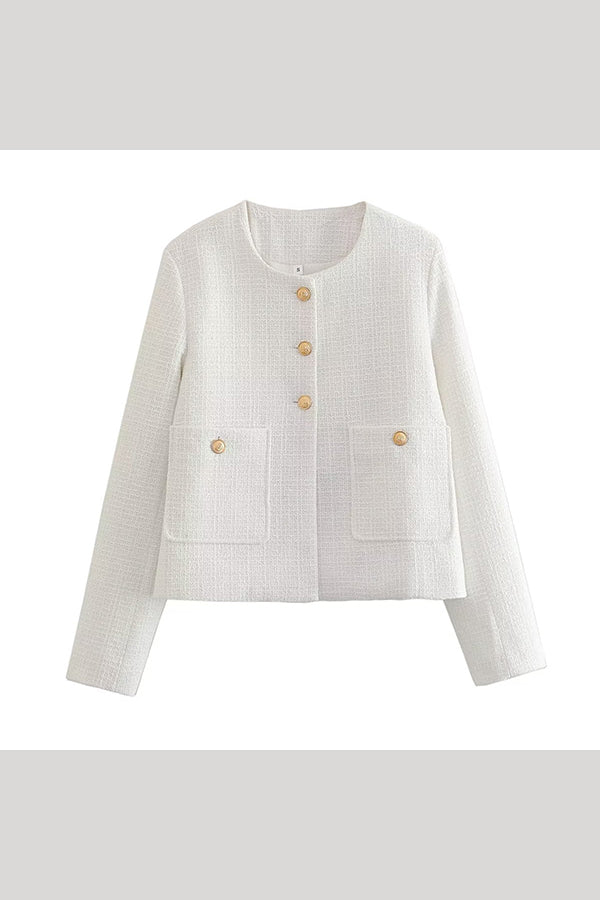 Luvik | Väri Teksturoitu Rentoa Tyyli Top Takki