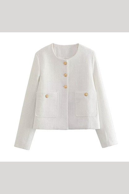 Luvik | Väri Teksturoitu Rentoa Tyyli Top Takki