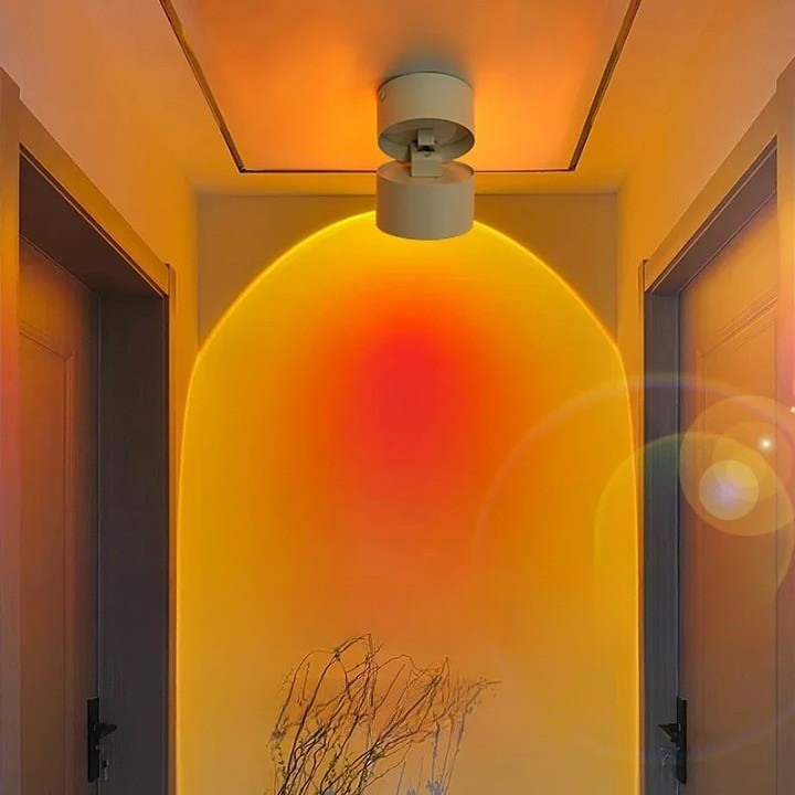 LED Sunset Atmosfære Vegg Spotlight | Luvikno