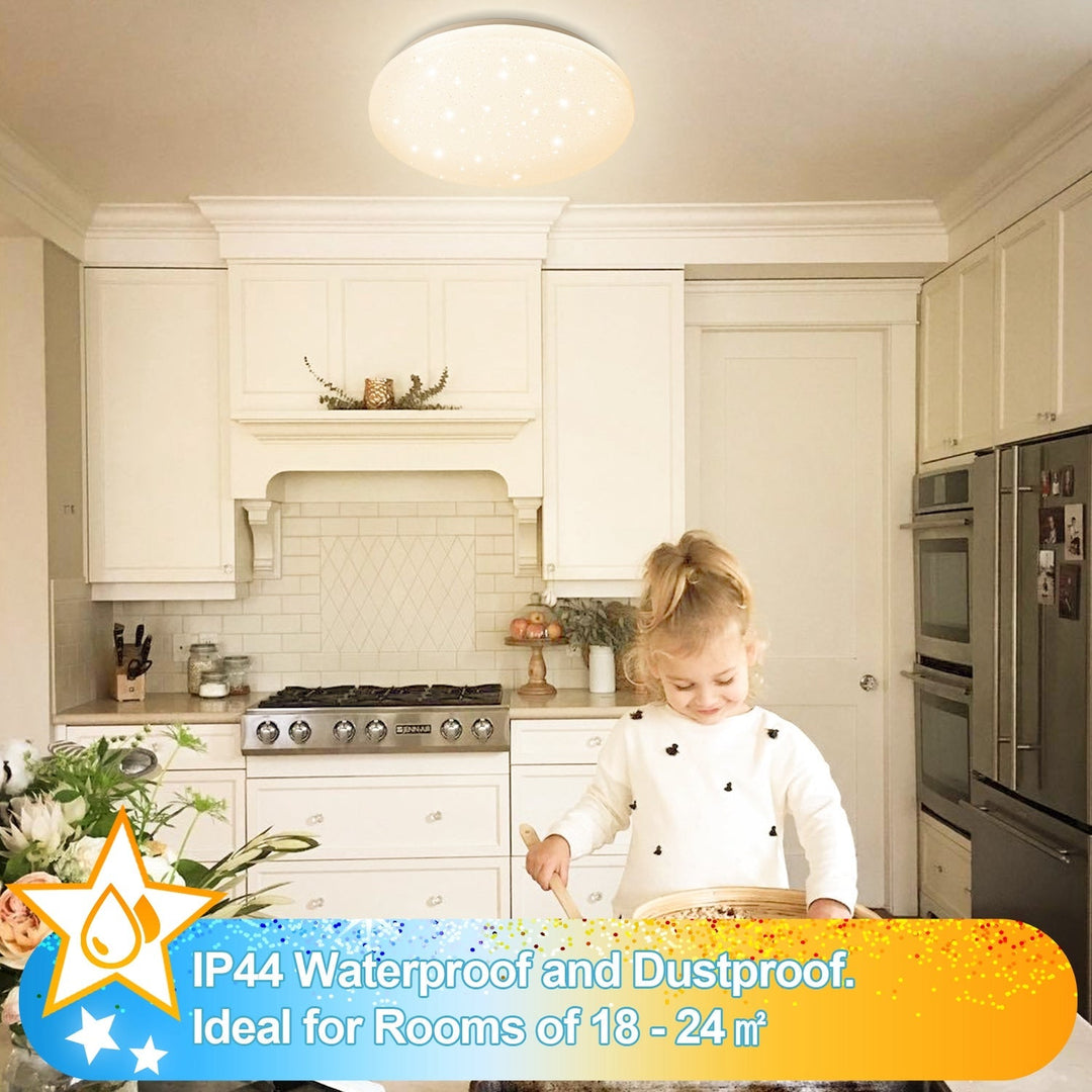 24W LED taklampe dimbar med stjernehimmeleffekt | Luvikno