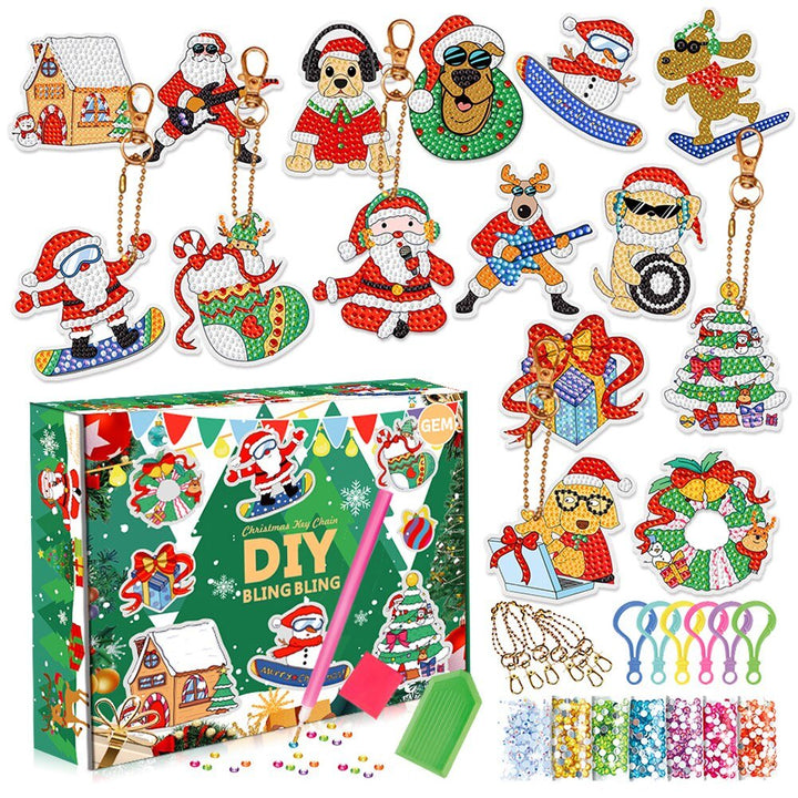 Luvikno | 5D Jul DIY Diamantmalingssett