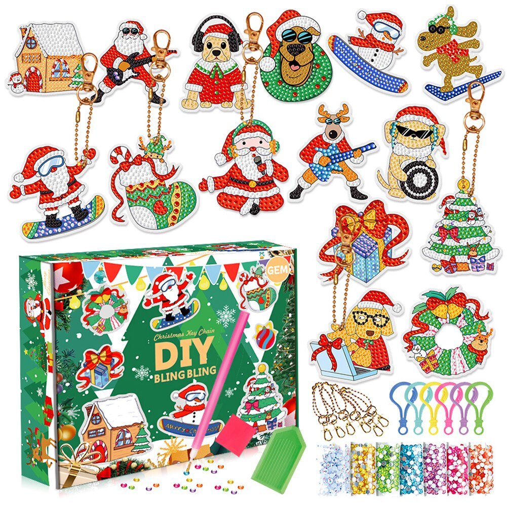 Luvikno | 5D Jul DIY Diamantmalingssett