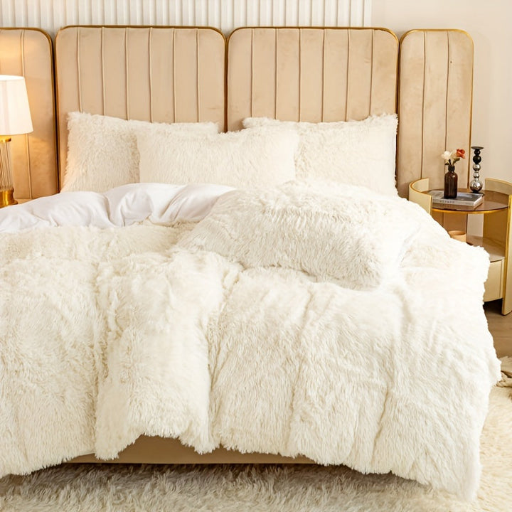 Luvikno | Ultra Soft Plush Duvet Cover Set with Zipper - Luksus & Komfort