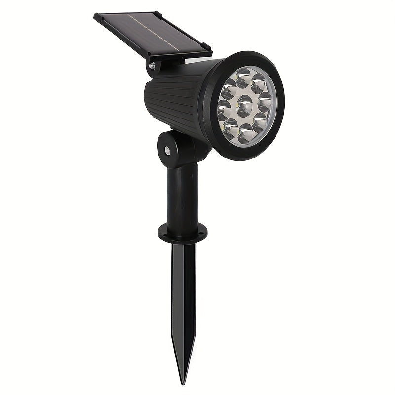 SolarLuxe Spotlight - Bærekraftig 9LED Hagebelysning | Luvikno