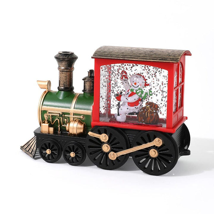 Christmas Crystal Floating Snow Train Light | Luvikno