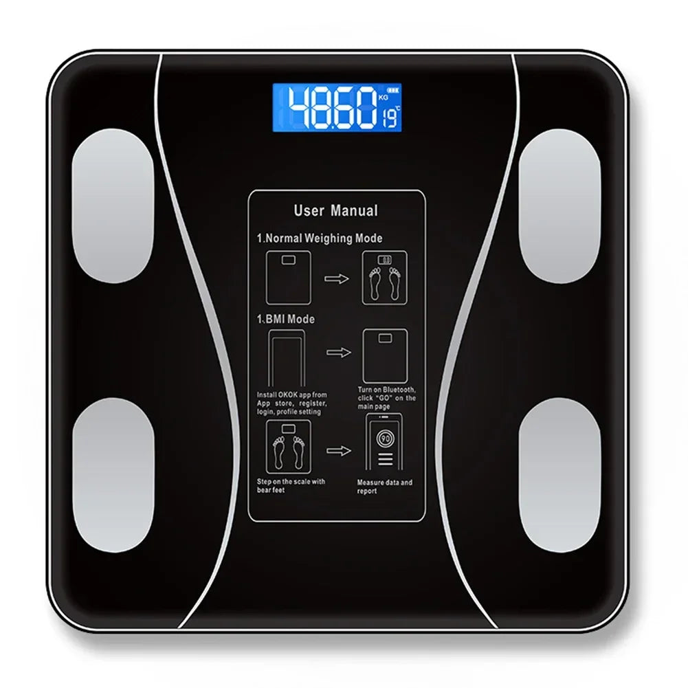 Luvikno | Skala Impedans Meter - Nøyaktig Fettprosent og BMI