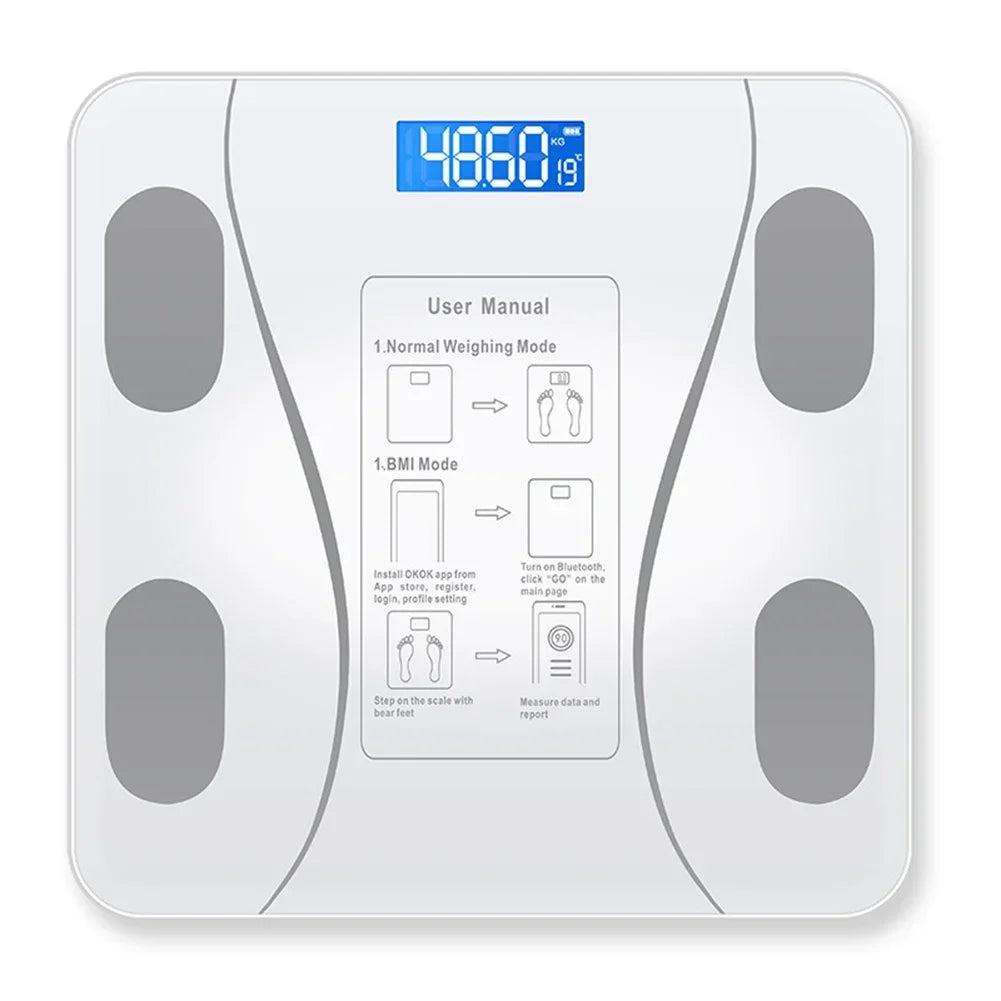 Luvikno | Skala Impedans Meter - Nøyaktig Fettprosent og BMI