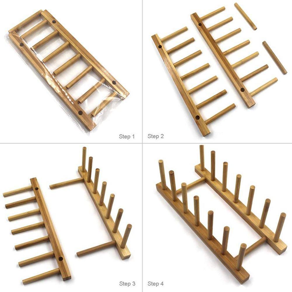 Bamboo Tallerkenstativ | Luvikno