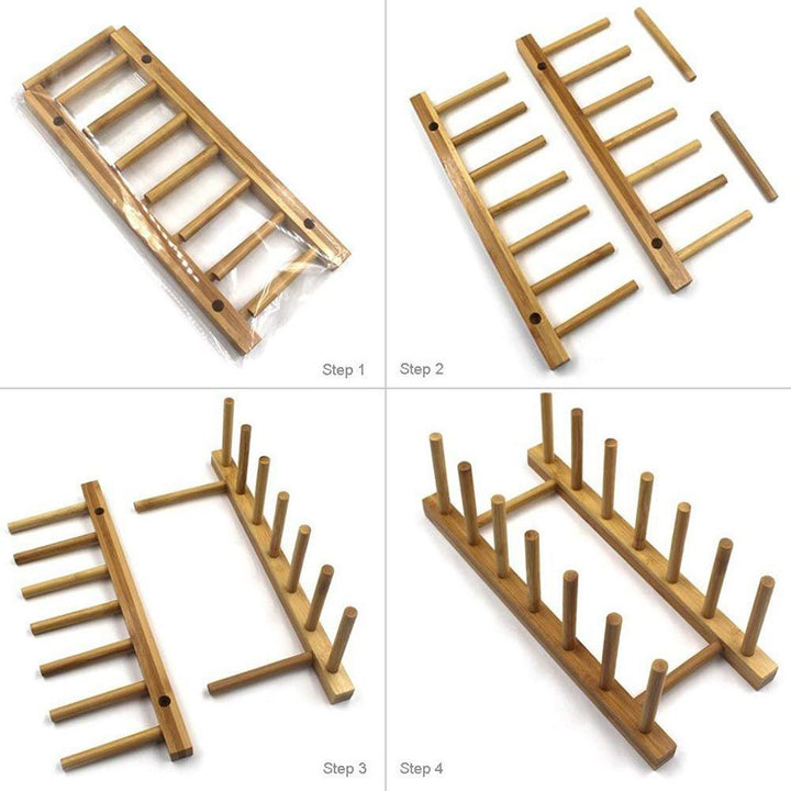 Bamboo Tallerkenstativ | Luvikno