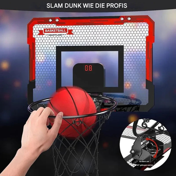 Luvikno | Mini Basketball Hoop med elektronisk poengtavle - BouncePro