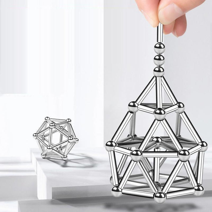 Luvikno | Magnetiske Staver - Kreativt Byggespill - Barn