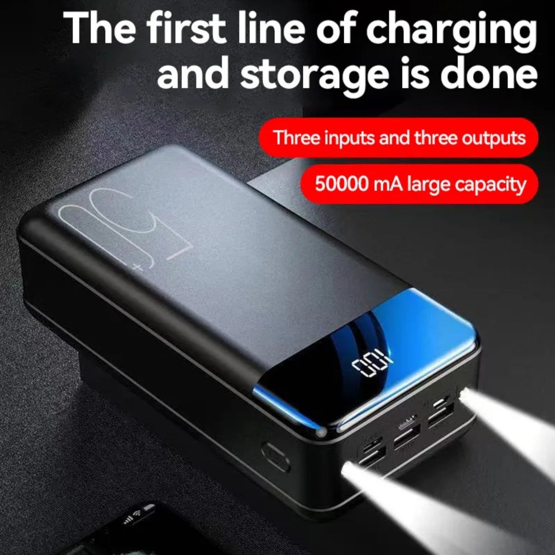 Luvikno | Batteri 30000mAh - Hurtiglading - VoltTitan