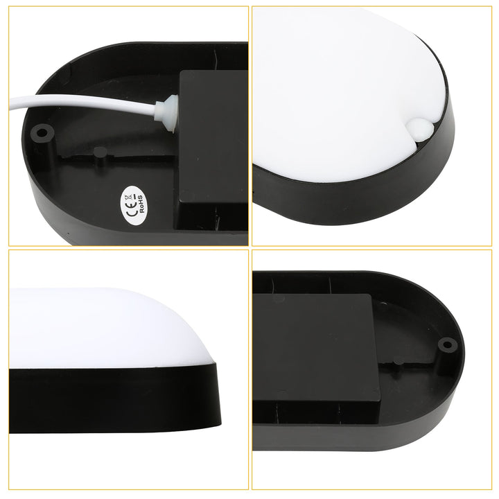15W LED Fuktbestandig Lys IP54 2 Stykker | Luvikno