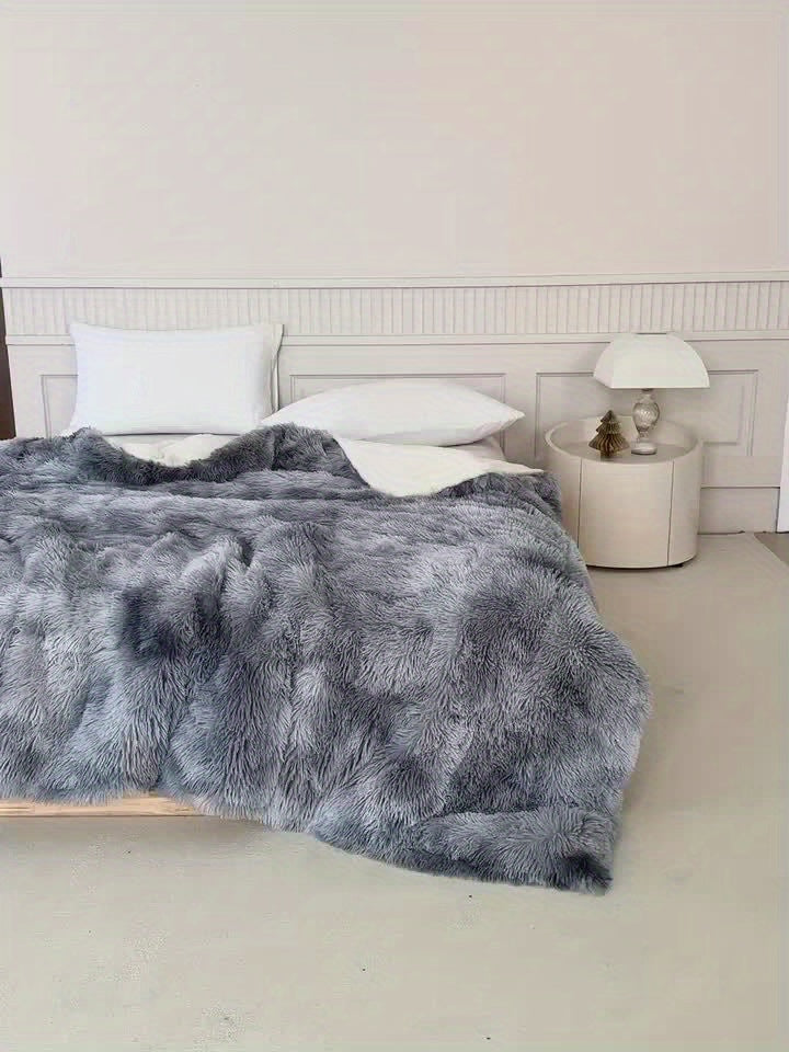 Luvikno | Luksuriøs Tykk Lammeskinnspledd for Varme og Eleganse