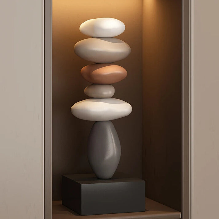 StoneBalance - Moderne stabil steinskulptur Luvikno