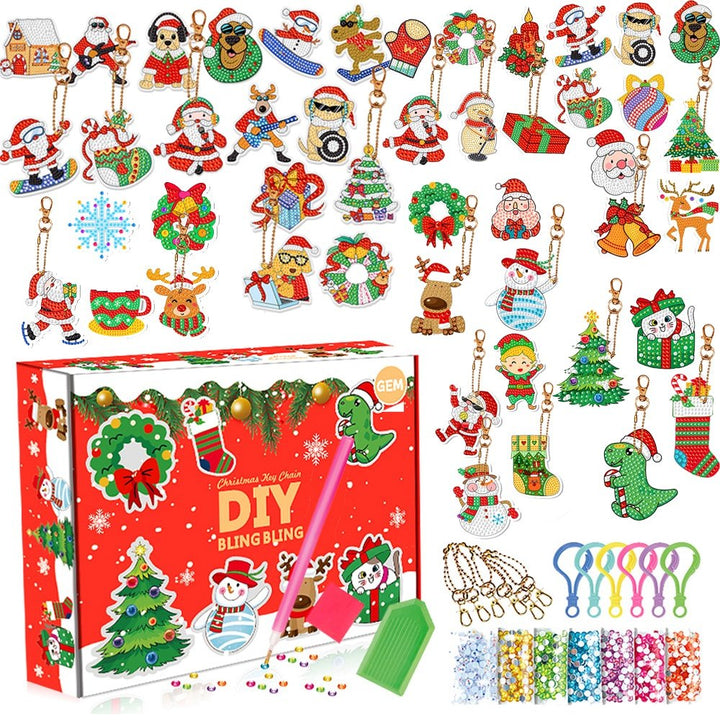 Luvikno | 5D Jul DIY Diamantmalingssett