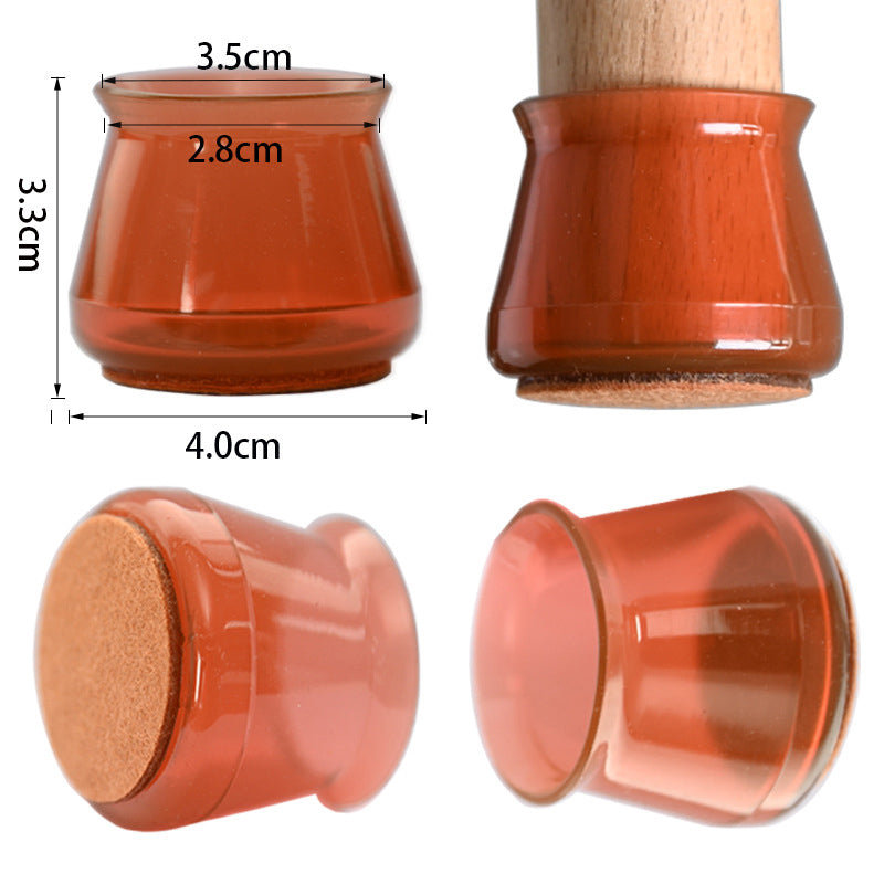 Stolbeins gulvbeskyttere (4 PCS) | Luvikno