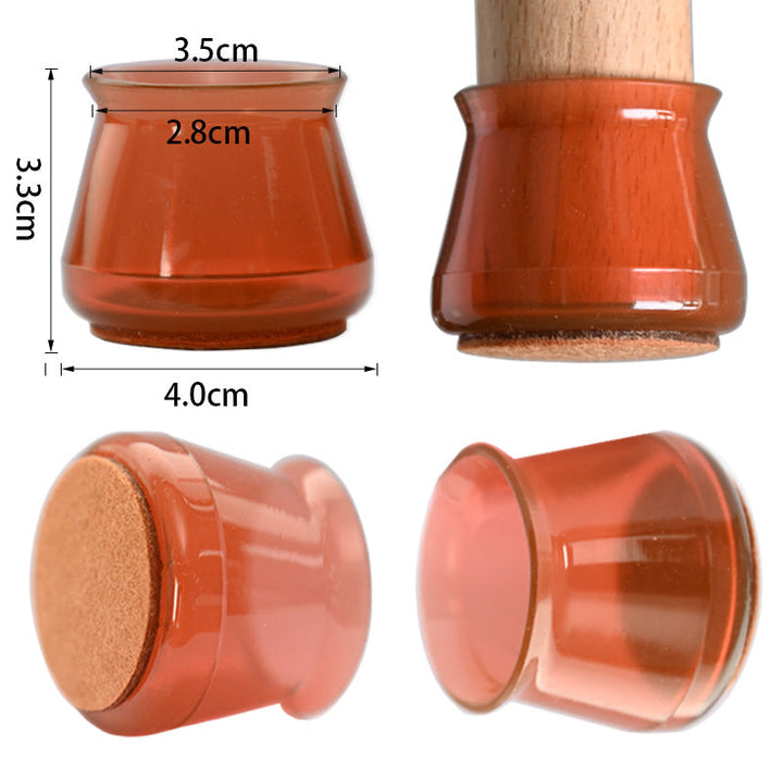 Stolbeins gulvbeskyttere (4 PCS) | Luvikno