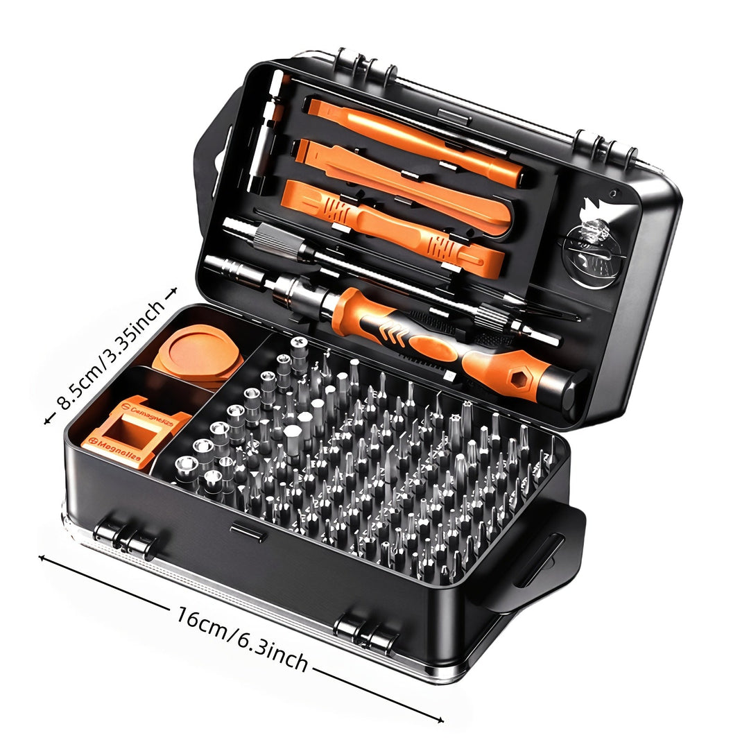 Precision Skrutrekker Sett 117-deler med Bits | Luvikno