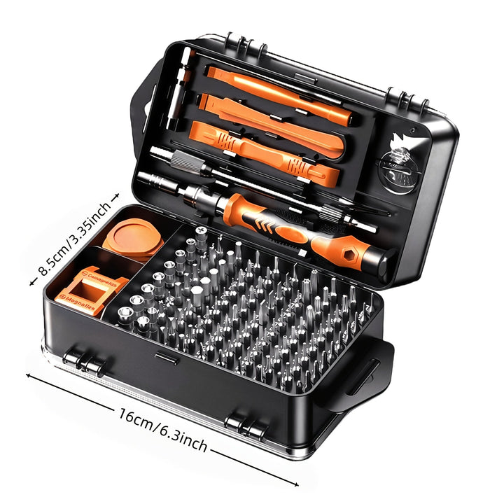Precision Skrutrekker Sett 117-deler med Bits | Luvikno