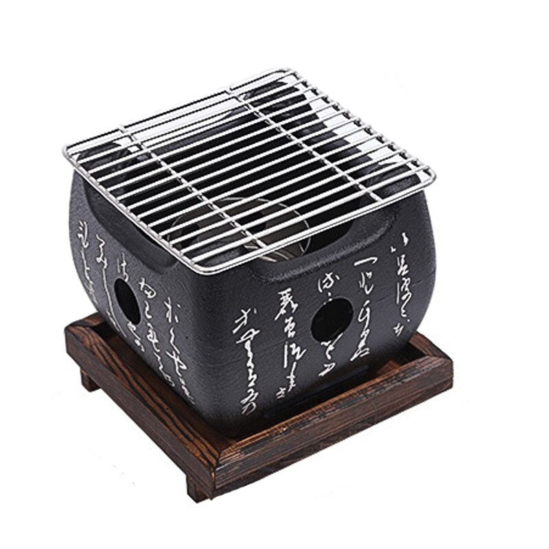 BBQ Grill Kullsyrebq Griller Innendørs Utendørs BBQ Grillpanne Komfyr | Luvikno