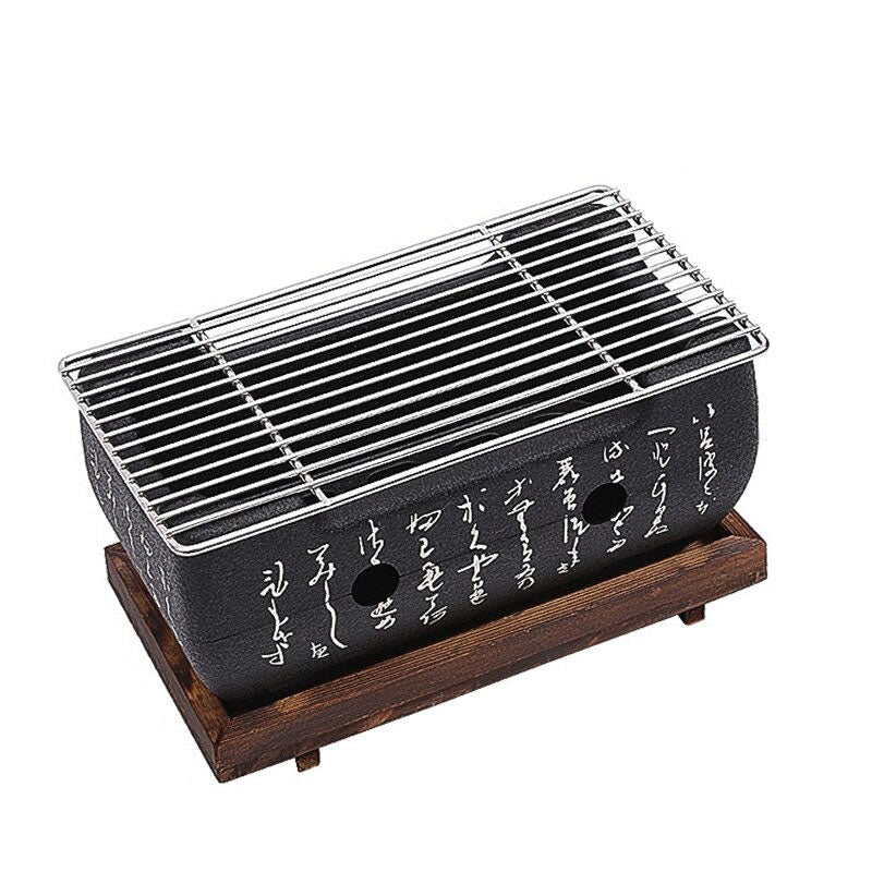 BBQ Grill Kullsyrebq Griller Innendørs Utendørs BBQ Grillpanne Komfyr | Luvikno