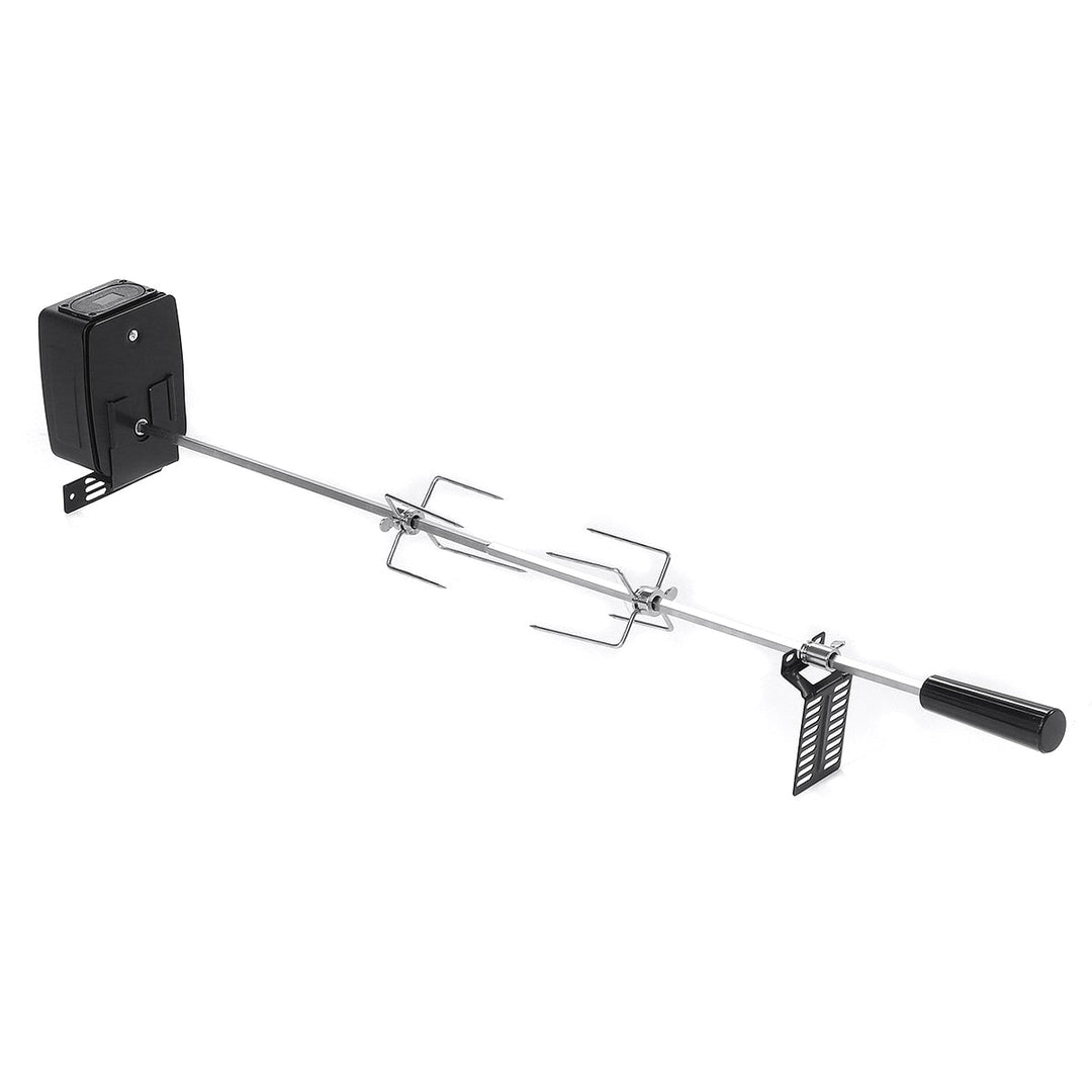 BBQ Grill Motor Kjøttgafler Sett Automatisk Spydstang Rotisser Kit | Luvikno