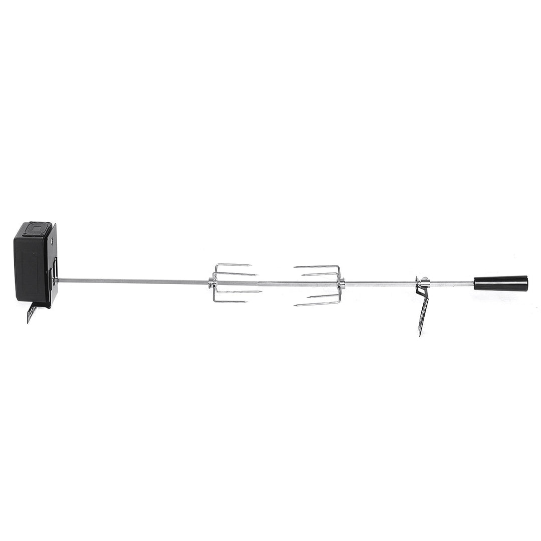 BBQ Grill Motor Kjøttgafler Sett Automatisk Spydstang Rotisser Kit | Luvikno