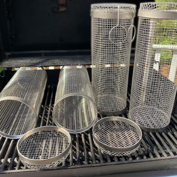 Grill rustfritt stålnett sylinder | Luvikno